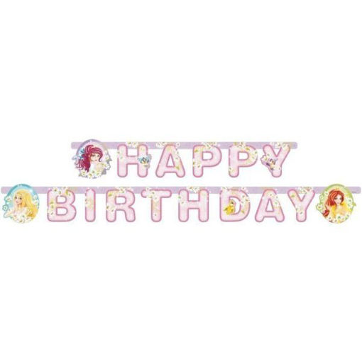Picture of PRINCESS DIAMOND PAPER LETTER BANNER - 1.8M